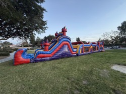 75ft purple obstacle course