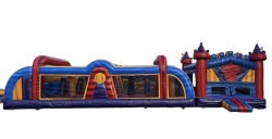 45ft purple obstacle course